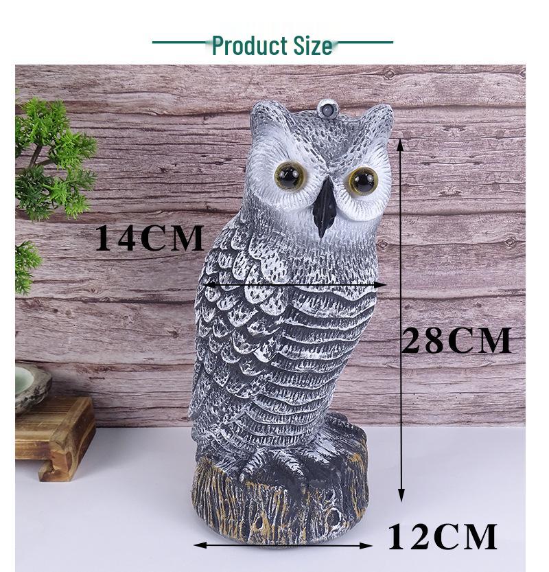 Owl Garden Ornaments: Rodent Repellent, Decorative Bird Sculptures