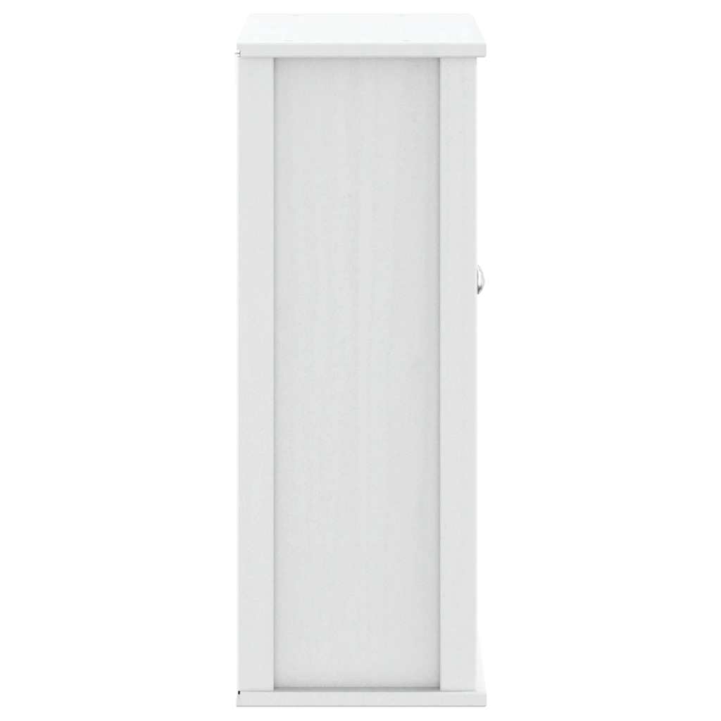 Vidaxl Wisząca Szafka Łazienkowa Berg, Biała, 69,5X27X71,5 Cm, Drewno
