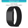 Adjustable Hook Buckle Design Straps for Selected Fitness Trackers Breathable Fabric Comfort Fit in Multiple Color