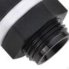 Schot Fitting Adapter Zwart Recht Gebruikt met , Brandstof, Water, Accessoires Direct Vervangen Auto