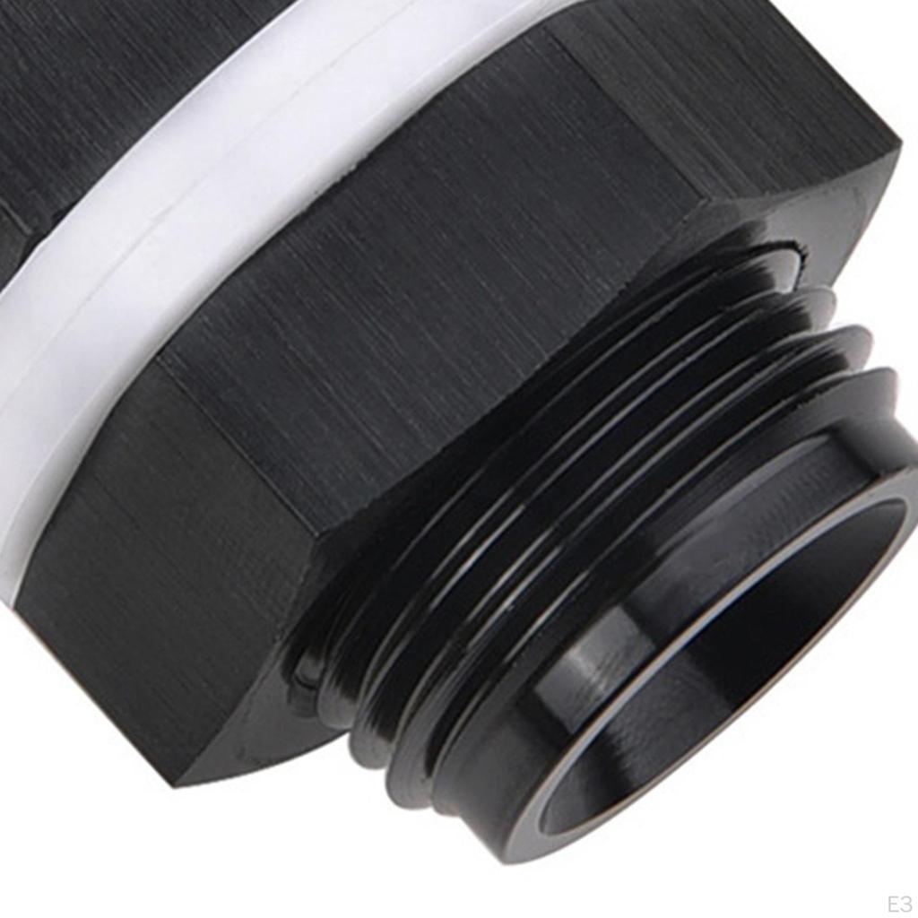 Schot Fitting Adapter Zwart Recht Gebruikt met , Brandstof, Water, Accessoires Direct Vervangen Auto