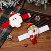 Window Drapery Tiebacks Christmas Santa Claus Curtain Tieback, 3D Plush Snowman Holders Holiday Ties Backs, Decorative Drape Holdbacks for Xmas Party