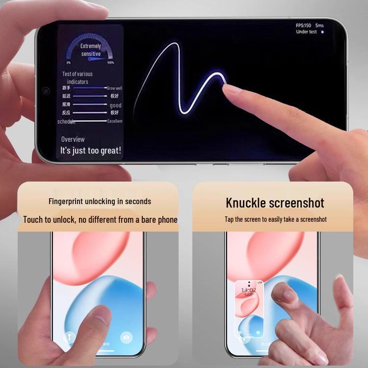 Honor 400 Pro Privacy Screen Protector: HD, Anti-Peep, Dust-Free, Anti-Drop Tempered Glass for Honor 300.