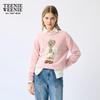 Teenie Weenie Women's Bear Jacquard Knit Sweater