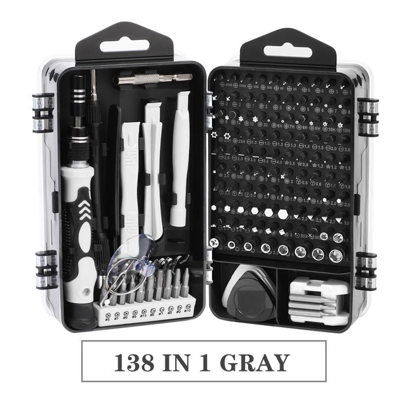 138 In 1 Precision Screwdriver Set Magnetic Torx Screw Driver Bit Drill Kit Multitool For Iphone Xiaomi PC Repair Hand Tool Set