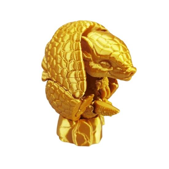 

Фигурка панголина, напечатанная на 3D-принтере, с подвижными суставами, мини-фигурка панголина, шарнирная модель животного