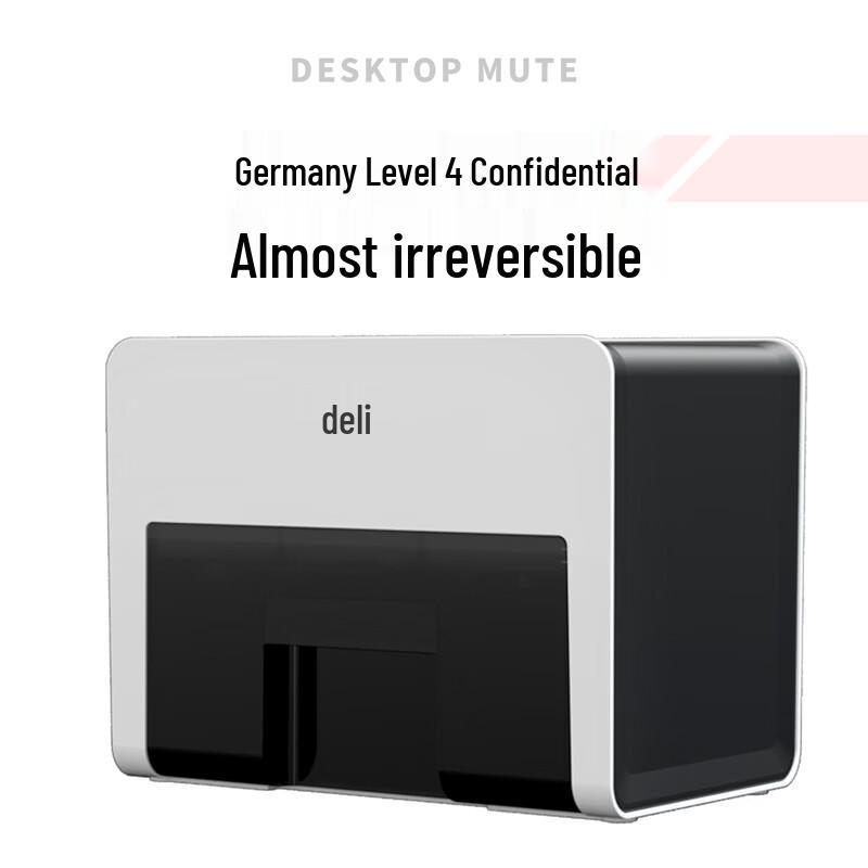 Deli 9931 Level 4 Particle Cut Desktop Shredder CN Plug (adapter Included)