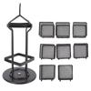 8 Removable Baskets Tea Bag Organizer 96 Teabags Capacity Tea Box Storage Tea Bag Rack  For Kitchen