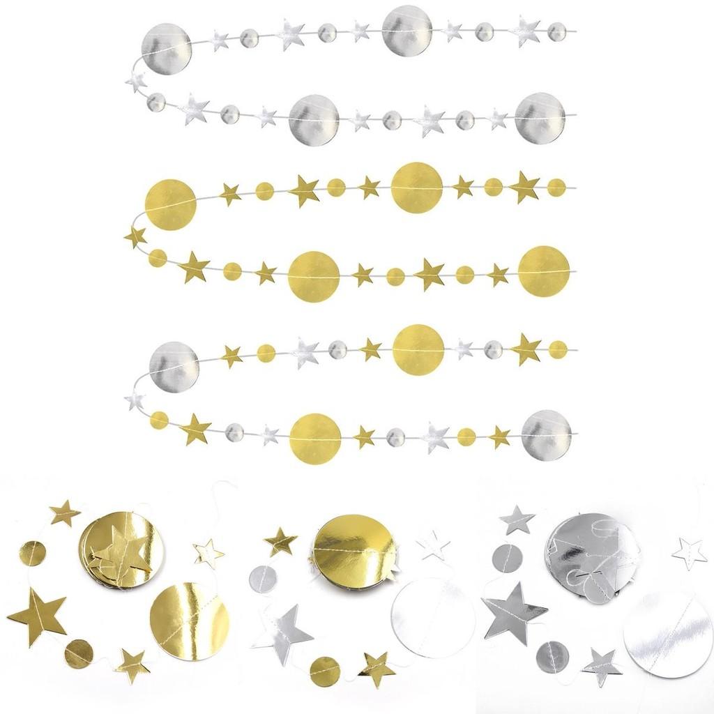 Eid Mubarak Mond- und Sternenbanner – Stilvolle Hängedekoration für Ramadan, Hochzeiten, Geburtstage und mehr!