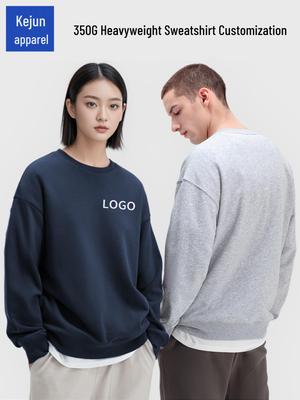 Personalisiertes Rundhals-Sweatshirt mit Logo, Langarm, Pullover, Arbeitskleidung-Uniform, Maßanfertigung, Gruppen-/Veranstaltungsnutzung, Bedrucktes Design.