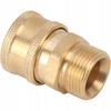 Rosfix Adaptor Rotativ M22x1.5 la 3/8 Quick Connect – Rezistență Ridicată la Presiune 4000 PSI | Inox + Alamă | 30 l/min | 90°C