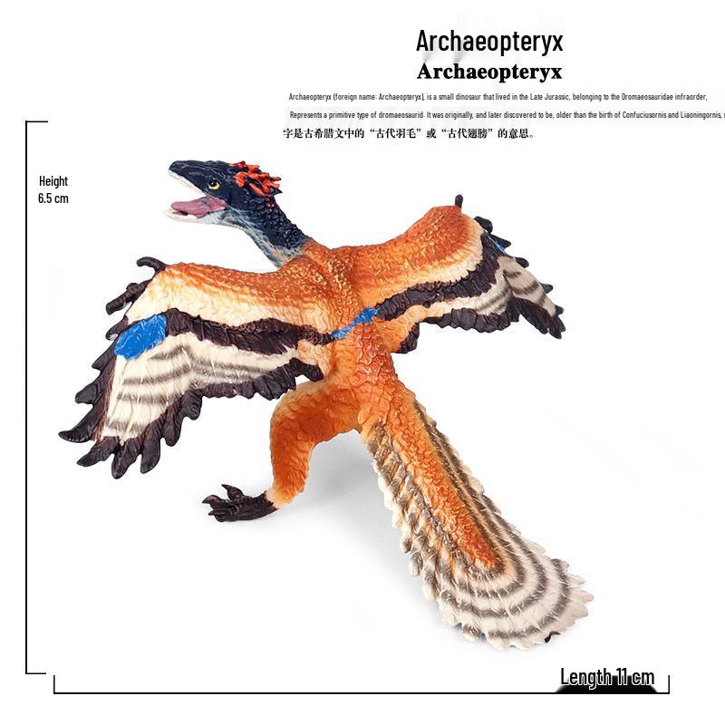 Children s Realistic Archaeopteryx & Oviraptor Dinosaur Figurines Toys