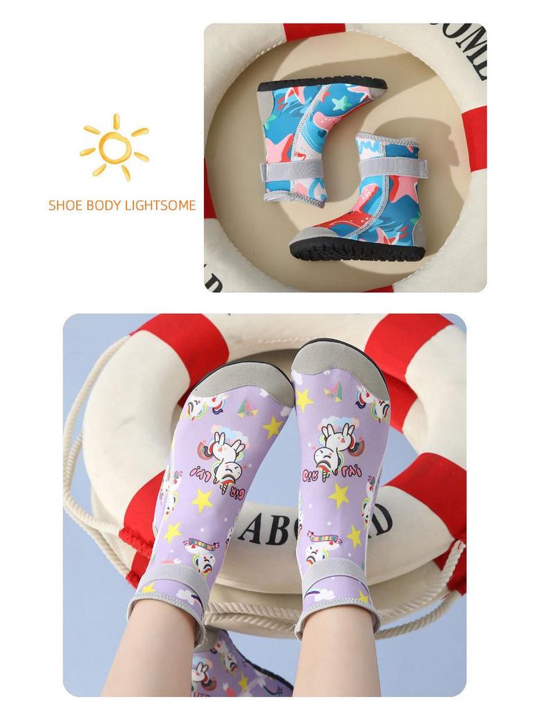 Unisex High-Top Beach Shoes: Swim, Dive, Snorkel & Tide Pool Shoes for Kids & Adults