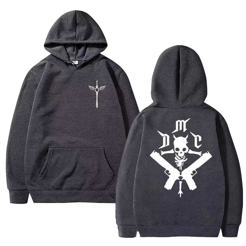 2025 New in Devil May Cry Game Double Sided Printed Streetwear Autumn Winter Unisex Vintage Hoodie Men Women Cotton Pullovers