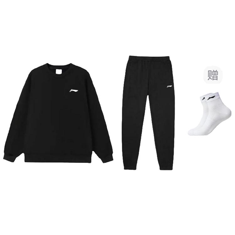 Li Ning Casual Sportswear Unisex Black YWEU039-1