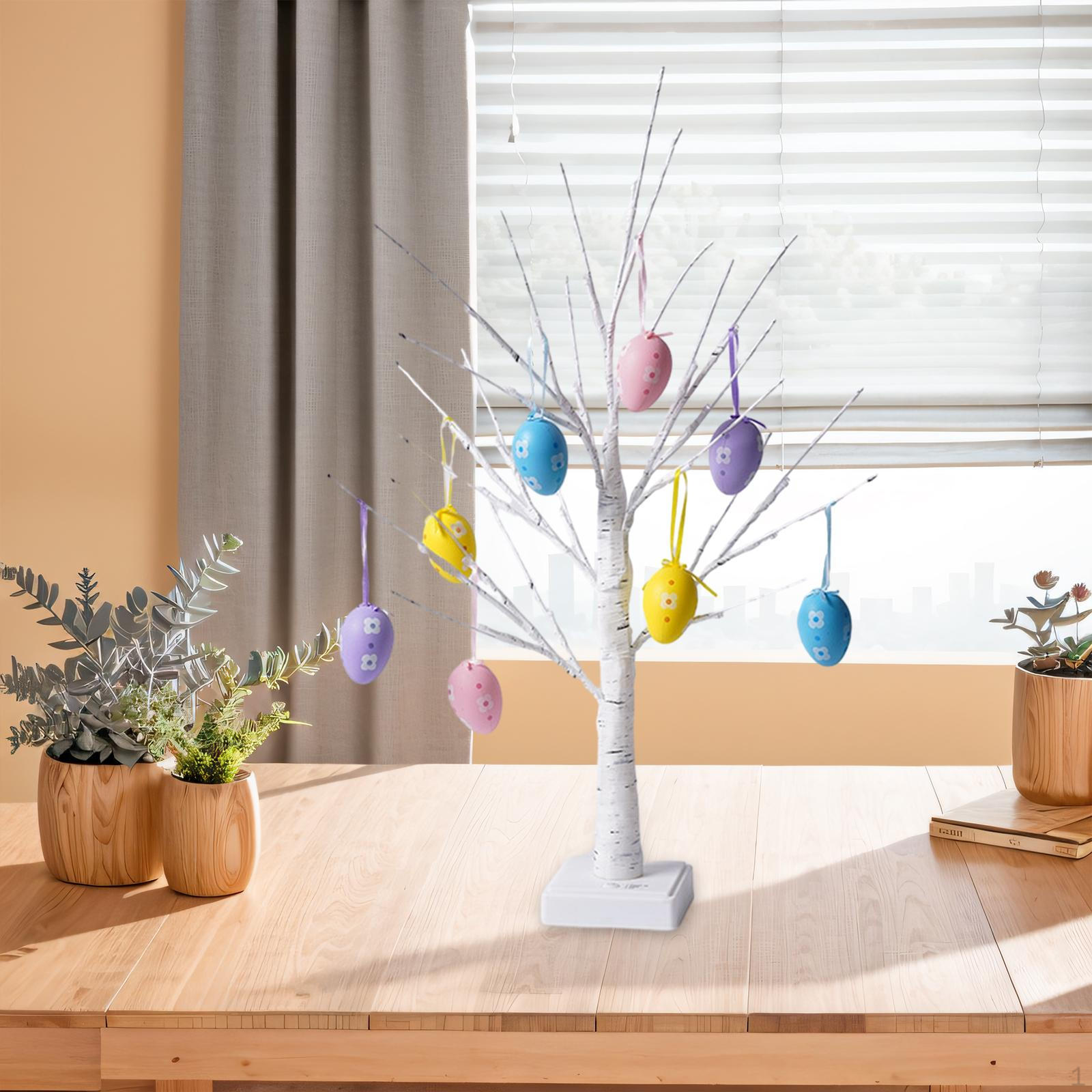 

Пасхальная освещенная елочная декорация, березовые огни для стола Always on