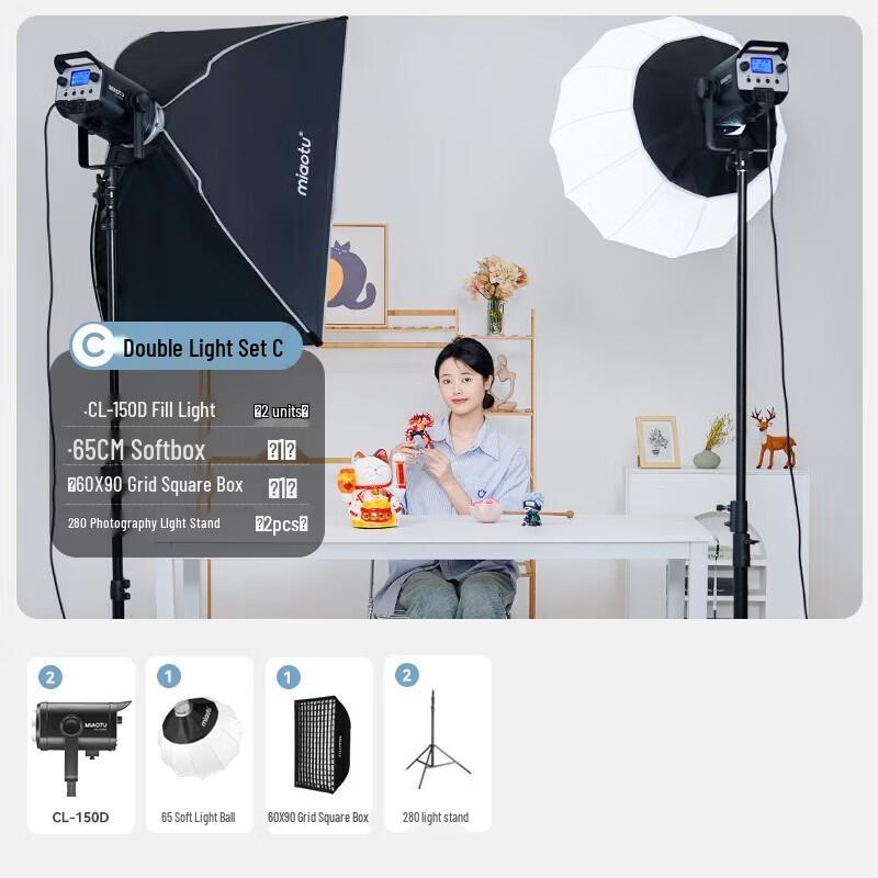 MyoToo CL150D Dual LED Video & Photography Fill Light Kit