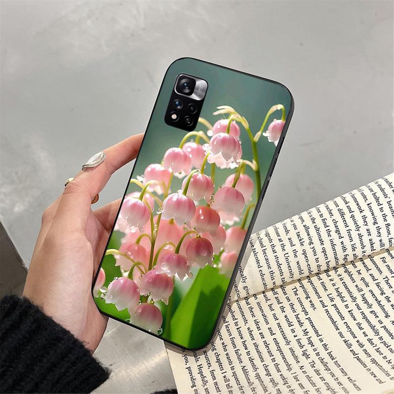 Lily of the valley Flower Phone Case For Xiaomi Redmi note 13 12 Pro 11S 11 10 Pro 10S 12S Redmi 10 13C 9C