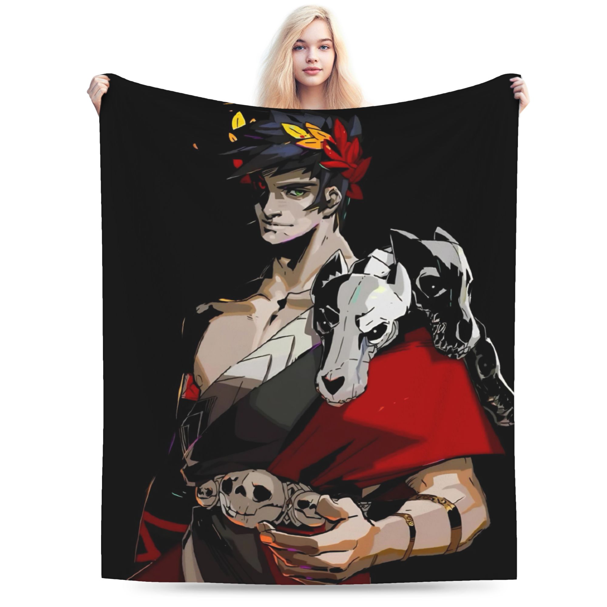 

Hades Zagreus Plush Blankets Girls Boys Flannel Bedding Throws For Bedroom Soft Warm Design Quality Bedspread Birthday Gift 75x90cm
