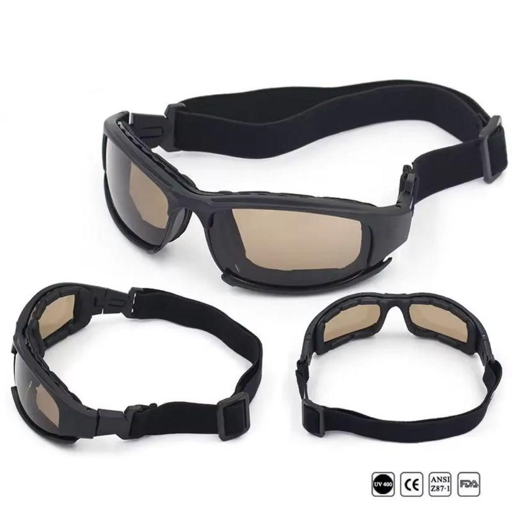 UV Sandproof Cycling Sunglasses Full Frame Windproof Glasses Outdoor Sport Goggle  Cycling