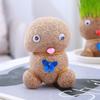 Room Decor Mini Grass Head Doll Small Potted Plant Watering Green Plants Beautiful Children Gifts Indoor Balcony Pot Planters