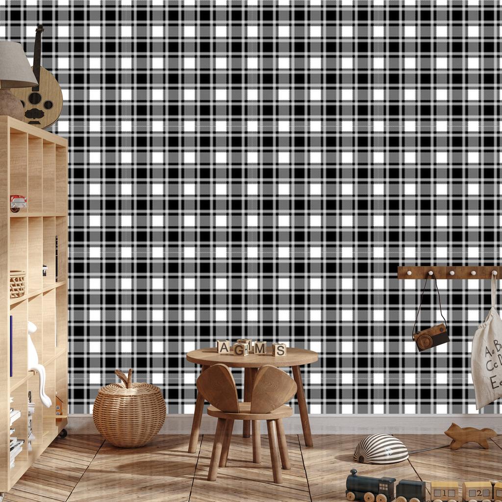 Wallpaper Black and White Checkered Gray, Gray Background 50x1000