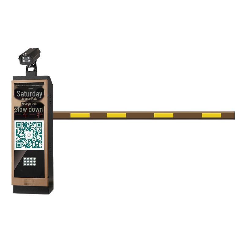 All-in-One Automatic License Plate Recognition System with Barrier Gate for Community Parking Lot Charging