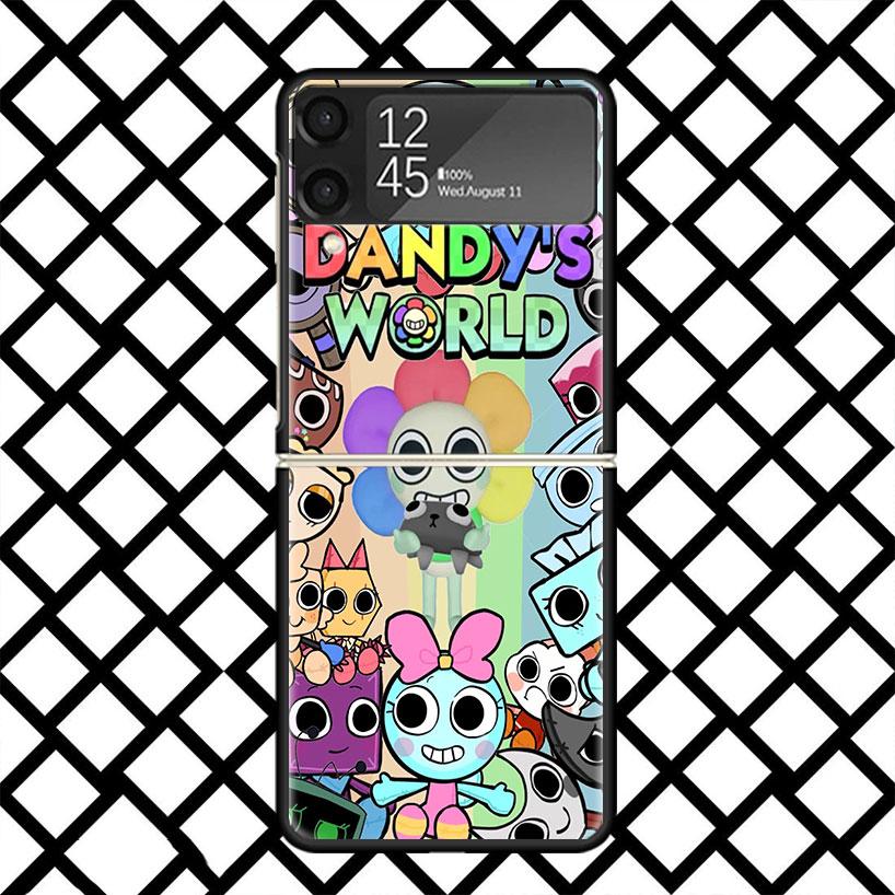 Game Dandys World Phone Case For Samsung Z Flip 7 6 5 4 3 Galaxy ZFLIP7 ZFlip6 5G Flip5 Flip4 Flip3 5g Black Hard Cover