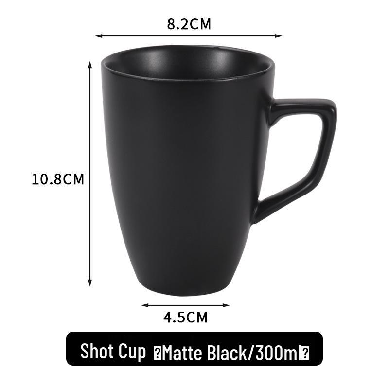 Luxury Matte Ceramic Tea & Coffee Mug Set for Guests