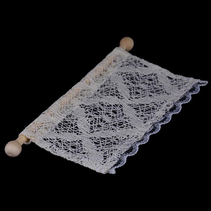 1:12 Dollhouse Curtains Miniature Furniture Accessories Window Valance