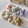 Winter Warme Weiche Haar Scrunchies Frauen Nette Plüsch Elastische Multicolor Gummi