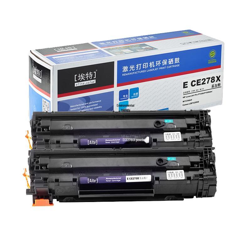 Elite_value E CE278X Easy-Refill Black Toner Cartridge