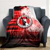 Name Custom Club Tijuana Logo Print Flannel Blanket High Quality Warm Comfortable Cover for All Seasons Perfect for Gifts Home Decor