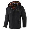 Men's Solid Color Hooded Casual Jacket for Spring/Autumn - European/American Size