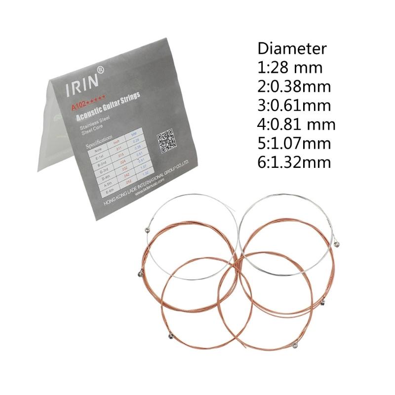 6 Pcs Acoustic Guitar Strings for 6 String Classical Guitars Accessories