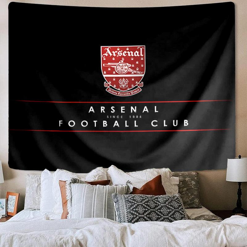 Tapiserie cu Emblema Clubului de Fotbal Arsenal, Tapiserie pentru Cameră de Joacă, Accesorii pentru Dormitor, Sufragerie, Cameră de Cămin, Decor perete, Cadouri de Ziua de Naștere pentru Fani