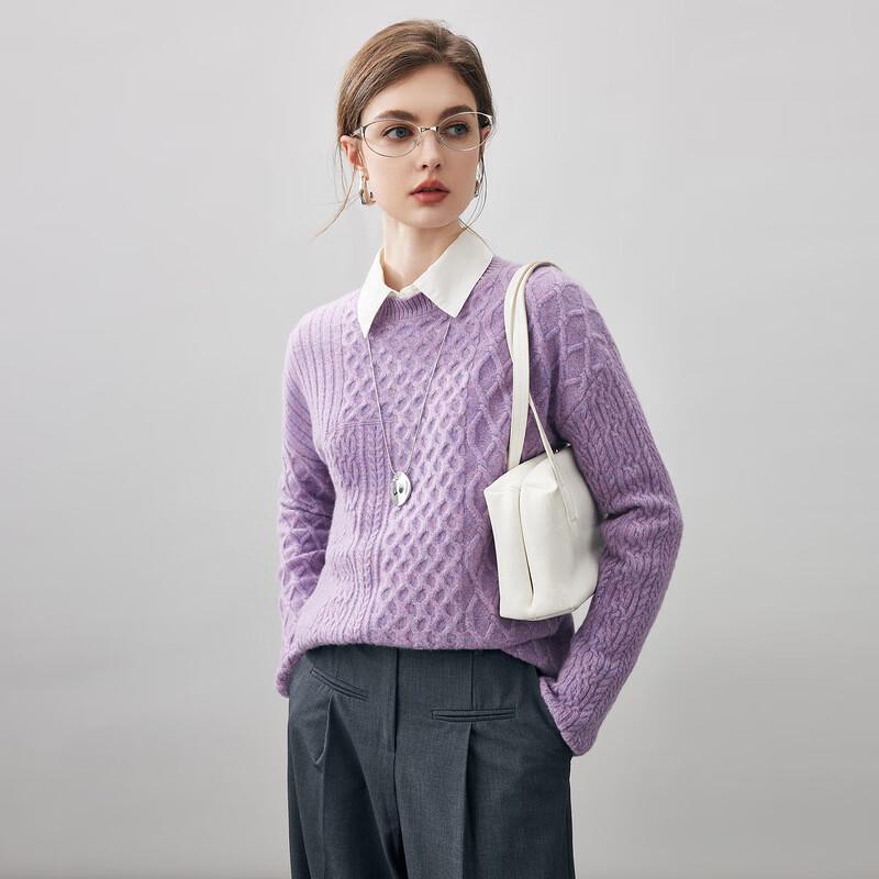 Women's Cable Knit Cashmere Sweater