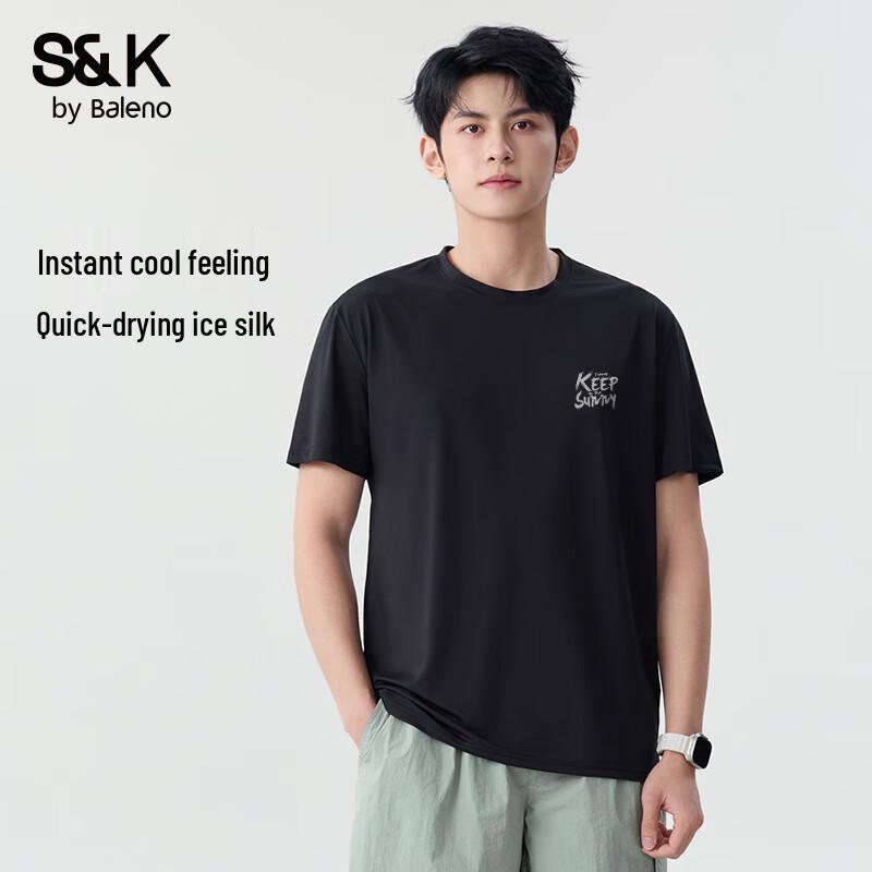 

Baleno Men s S&K Ice Silk Quick-Dry Cooling T-Shirt