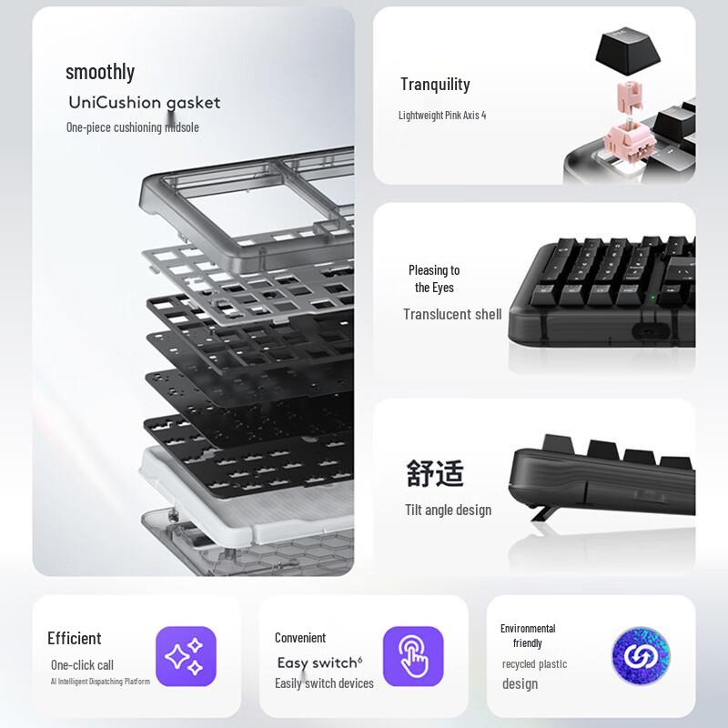 Logitech G ALTO KEYS K98S PLUS Custom Wireless Mechanical Keyboard