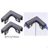 2 Pieces Fish Tank Fixing Bracket Glass Clip Clamp for Aquariums