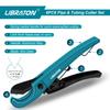 LIBRATON Resin Flexible Pipe Cutter for and Copper Pipes Diameter 32mm and Mini Pipe Cutter with Cutting Capacity of Includes 3 Rolls of PTFE Sealing