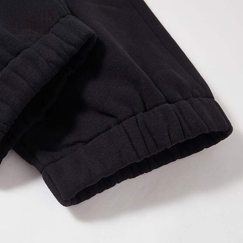 Teenie Weenie Women's Bear Embroidered Drawstring Casual Sweatpants