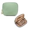 New leather jewelry storage bag portable multi-layer necklace ring jewelry bag travel bracelet jewelry storage bag