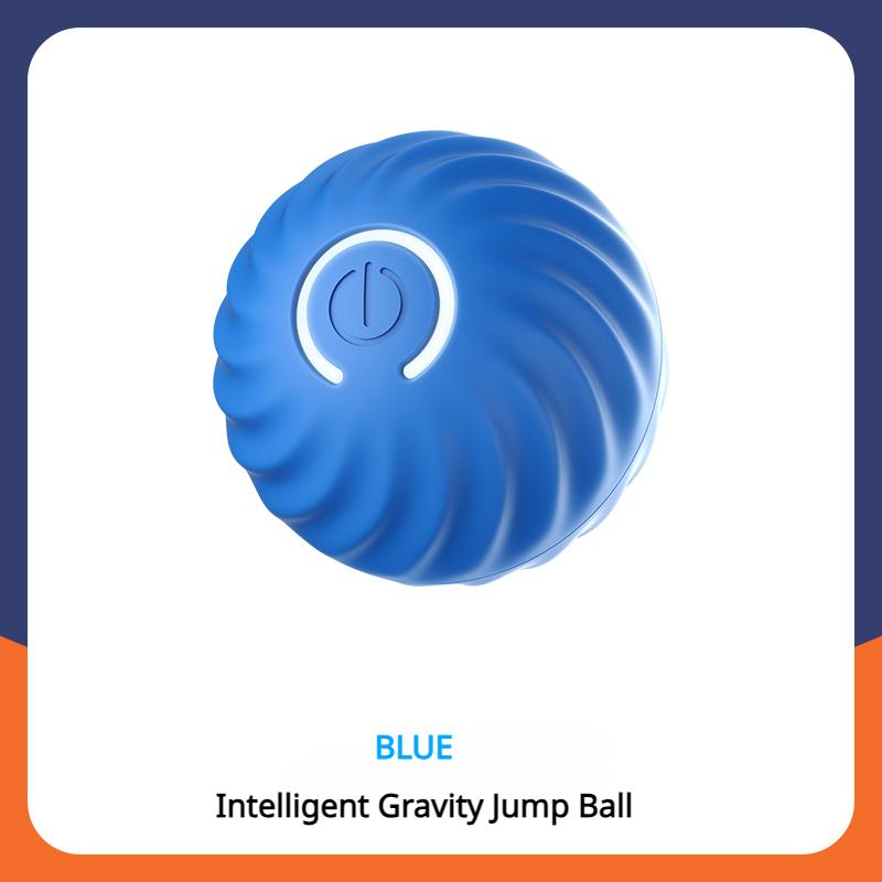 Smart Electric Ball Toy Gravity Jump Balls Dog Plaything USB Charging Automatic Teasing Dogs Artifact Intelligent Pet Cat Toys