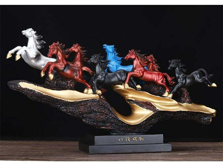 Bestseller Ma Dao Cheng Gong Pferdefigur - Perfekt für Foyer, Wohnzimmer, Weinschrank oder Büro; Ideales Einweihungs- oder Eröffnungsgeschenk.