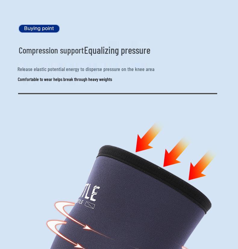 Professionele Sterkste Man Fitness Kniewarmers voor Powerlifting en Bodybuilding