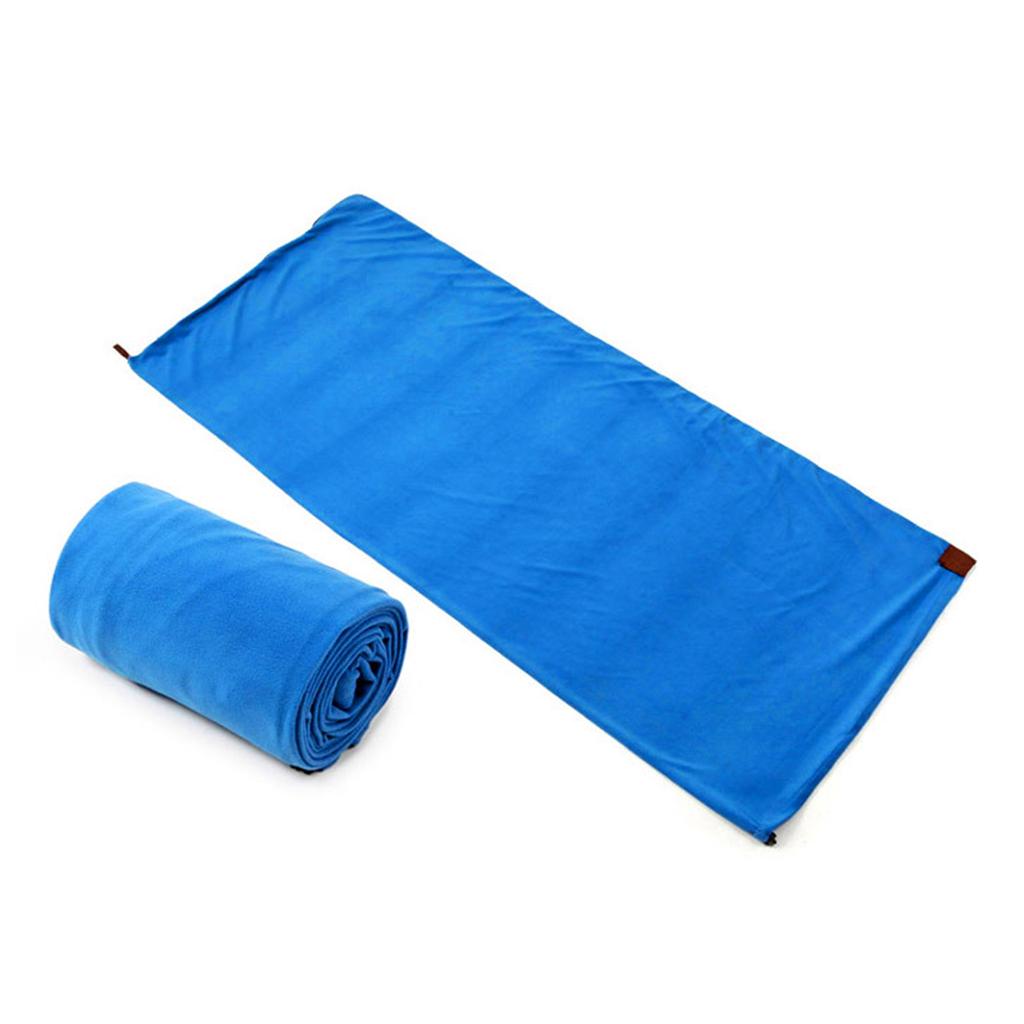 Portable Ultra-light Grab Fleece Sleeping Bag Outdoor Camping Travel Personal Warm Sleeping Bag Liner Camping Sport Accessories