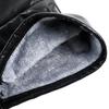Windproof Cold Weather Face Cover, PU Thickened Hat for Motorcycle Riding, Outdoor Hiking & Commuting