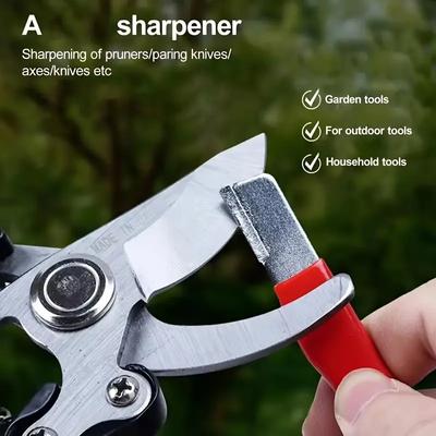 Ascuțitor multifuncțional Precision Edge profesional pentru bucătărie, grădinărit, foarfece, mașini de tuns gard viu, cuțite și cuțite de buzunar, potrivite