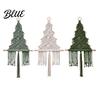 Star Pattern Wall Tapestry Hand‑Woven Christmas Tree Hanging Boho with Wooden Beads & Handwoven Cotton Star Xmas Art Decor for Home Farmhouse
